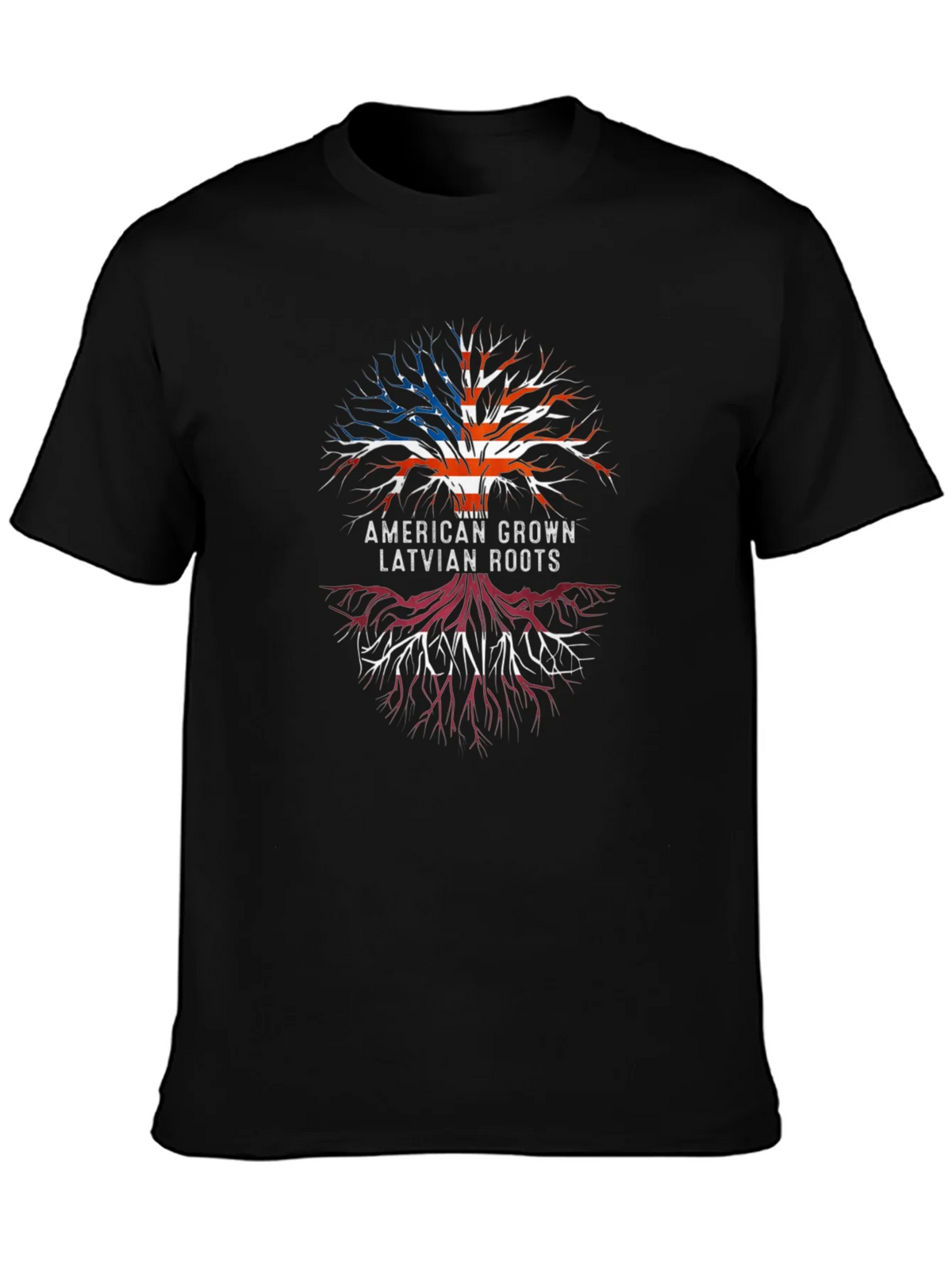 American Latvian Roots T-Shirt product image 2