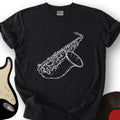 Saxophone Sketch T-Shirt product image 1