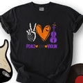 Peace Love Violin T-Shirt product image 1