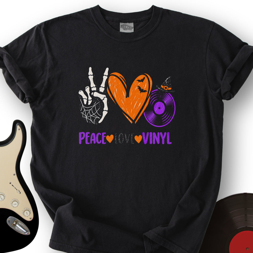 Peace Love Vinyl T-Shirt product image 1