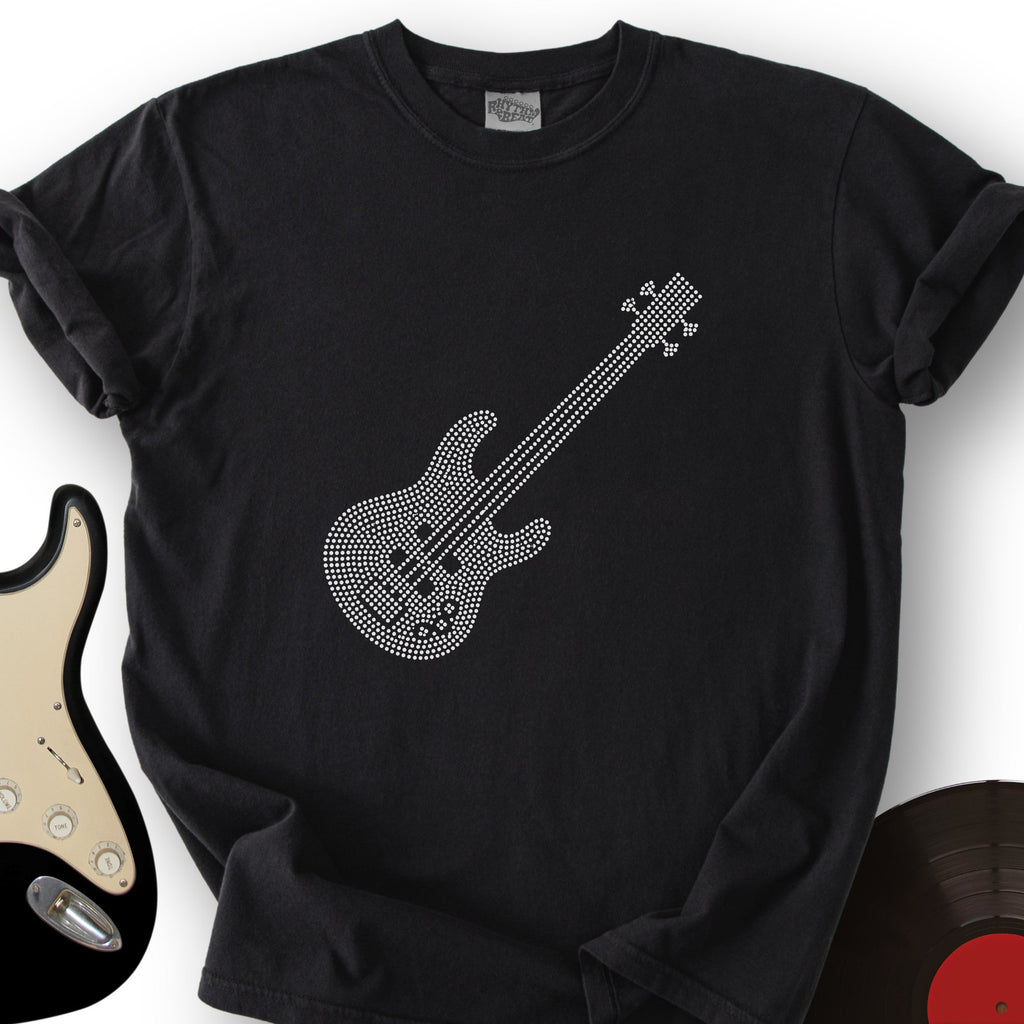 Dotted Bass Guitar T-Shirt product image 1