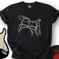 Drum Sketch T-Shirt product image 1