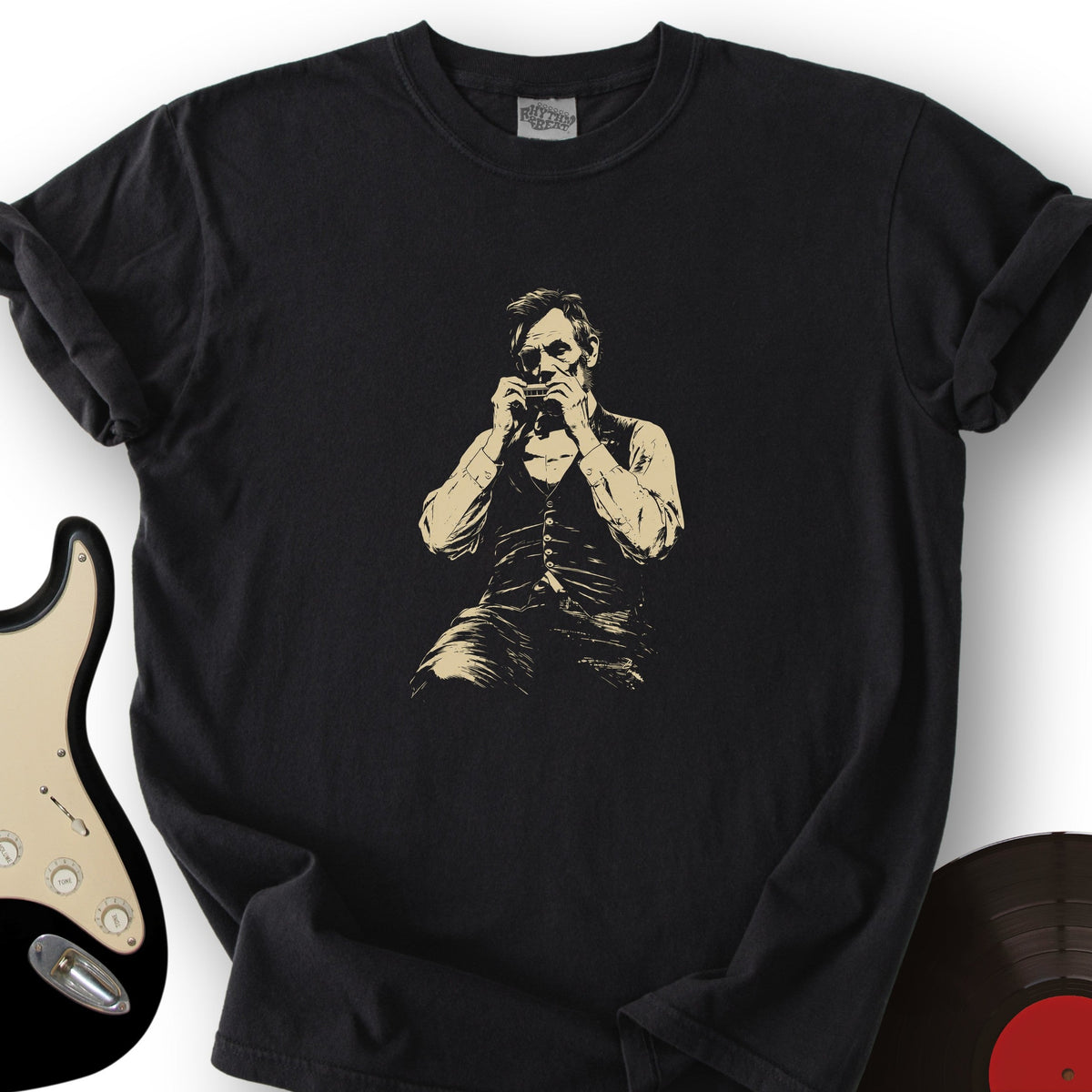 Lincoln Harmonica T-Shirt product image 1