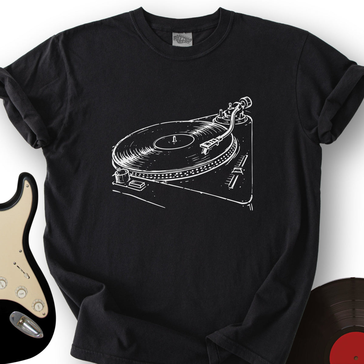 Turntable Sketch T-Shirt product image 1