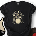 Skeleton Drummer Cream T-Shirt product image 1