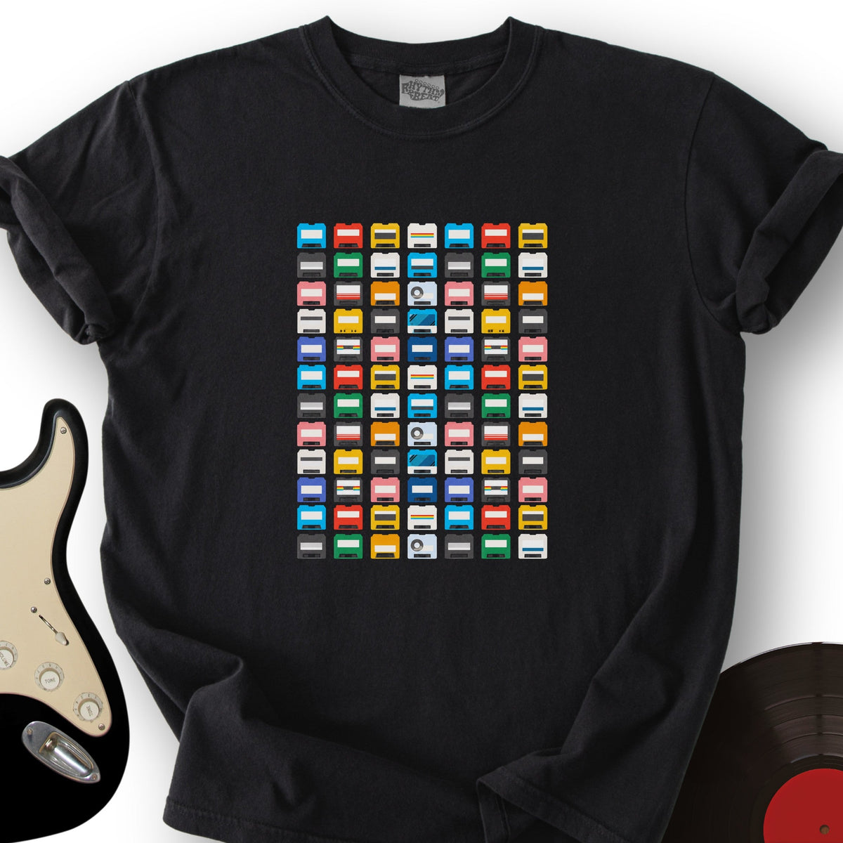 Rainbow 8-Tracks T-Shirt product image 1