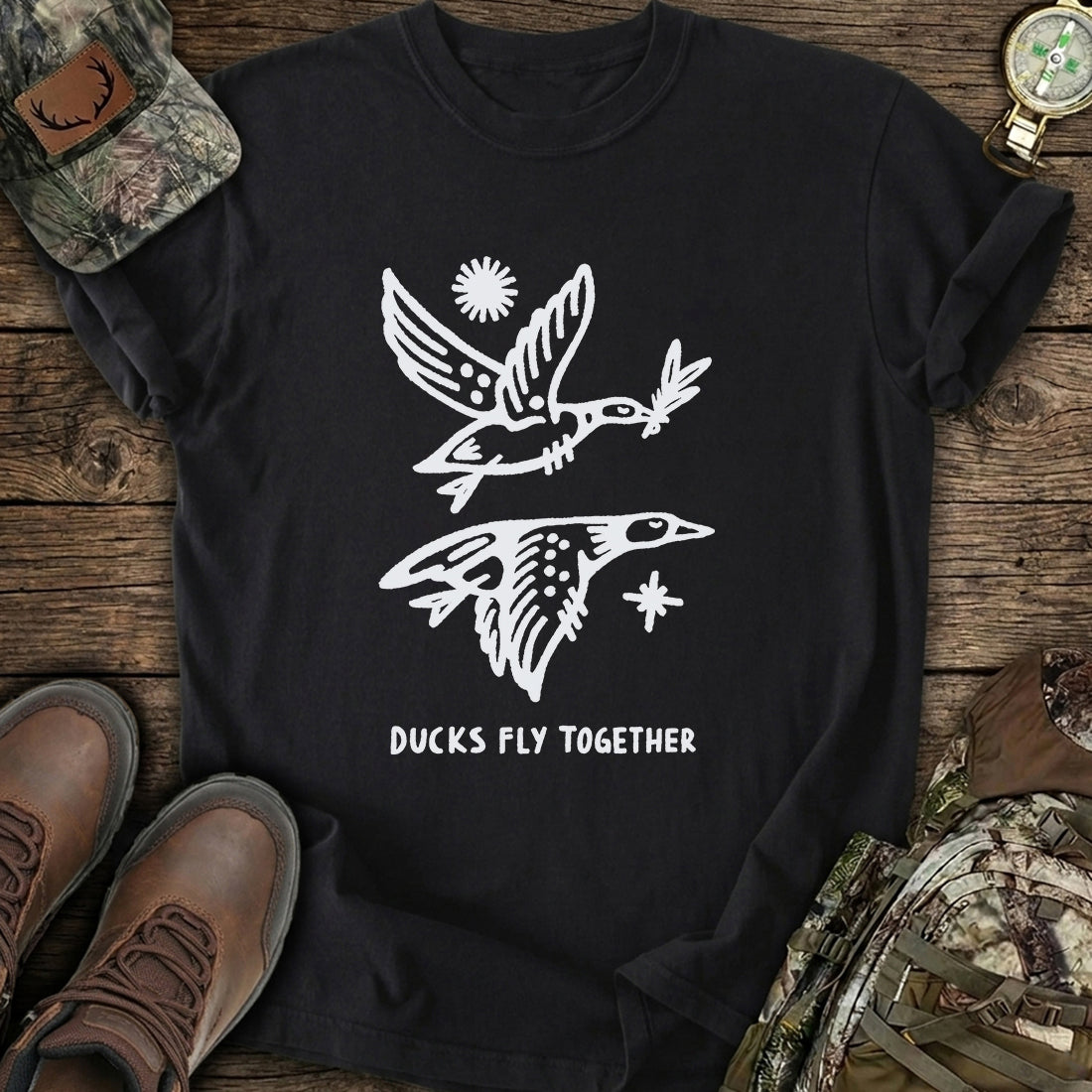 Duck Fly Together T-Shirt product image 4