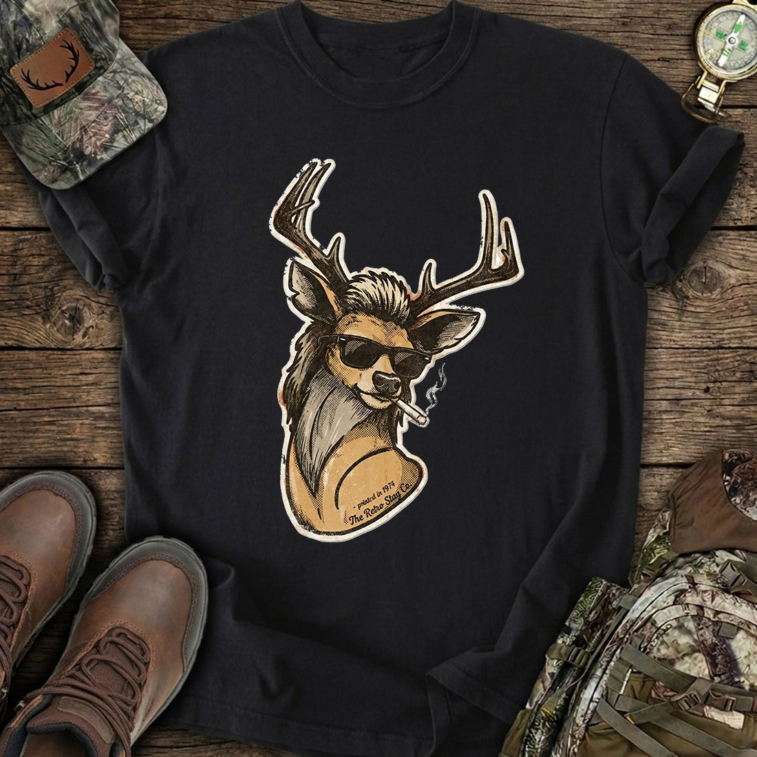 Funny Cool Deer T-Shirt product image 3