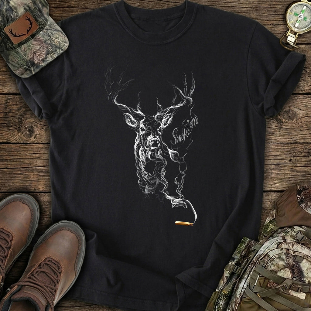 Smokey Deer Hunting T-Shirt product image 1