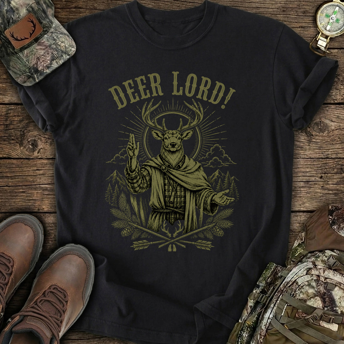 Funny Deer Lord T-Shirt product image 1