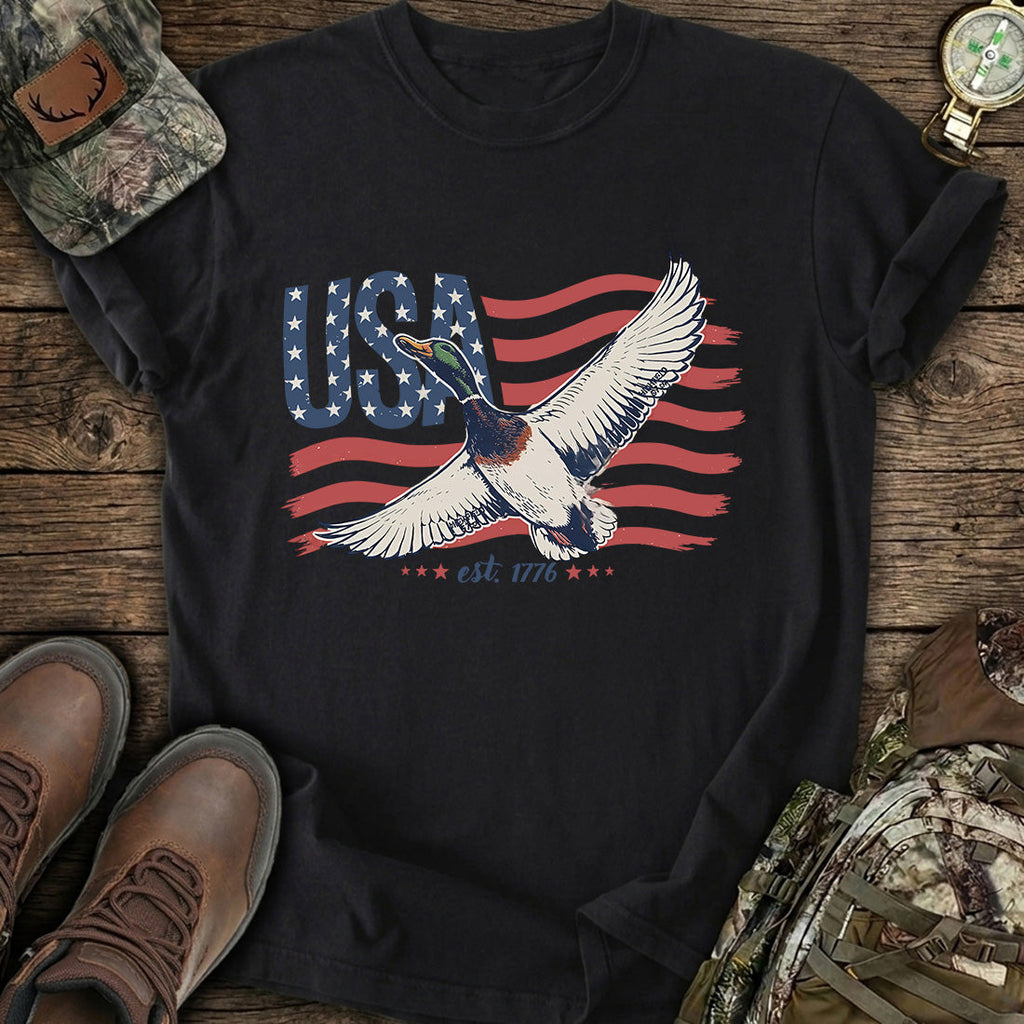 Patriotic Duck Hunting T-Shirt product image 4