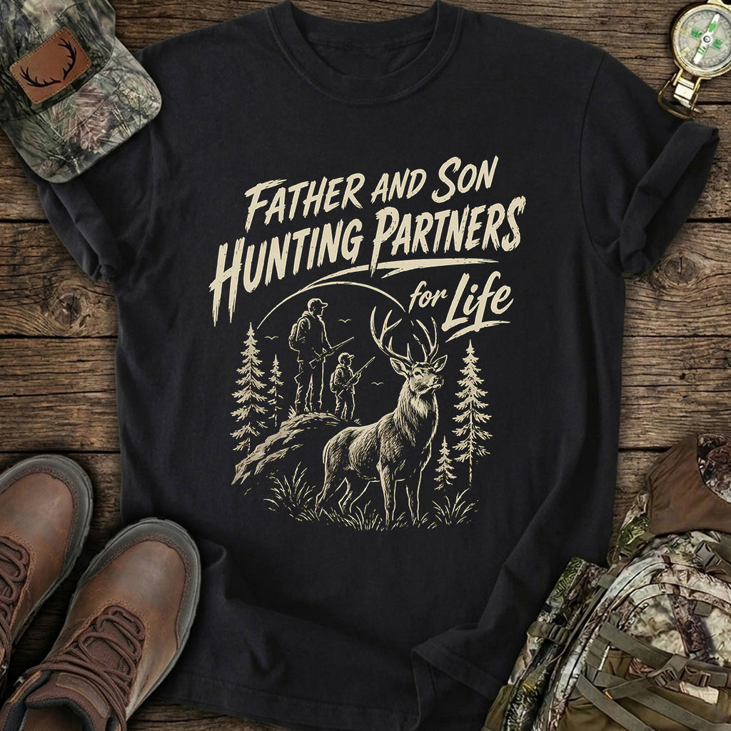 Father Son Hunting Partners T-Shirt product image 1
