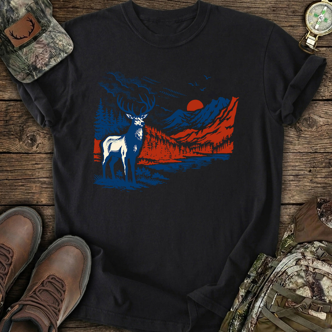 Mountain Deer Wilderness T-Shirt product image 3