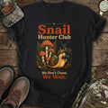 Snail Hunter Club Funny Hunting T-Shirt product image 1