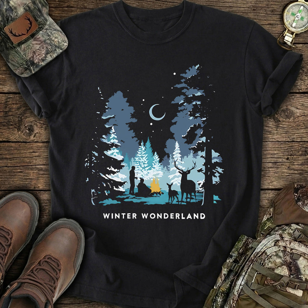 Winter Deer Camp T-Shirt product image 1