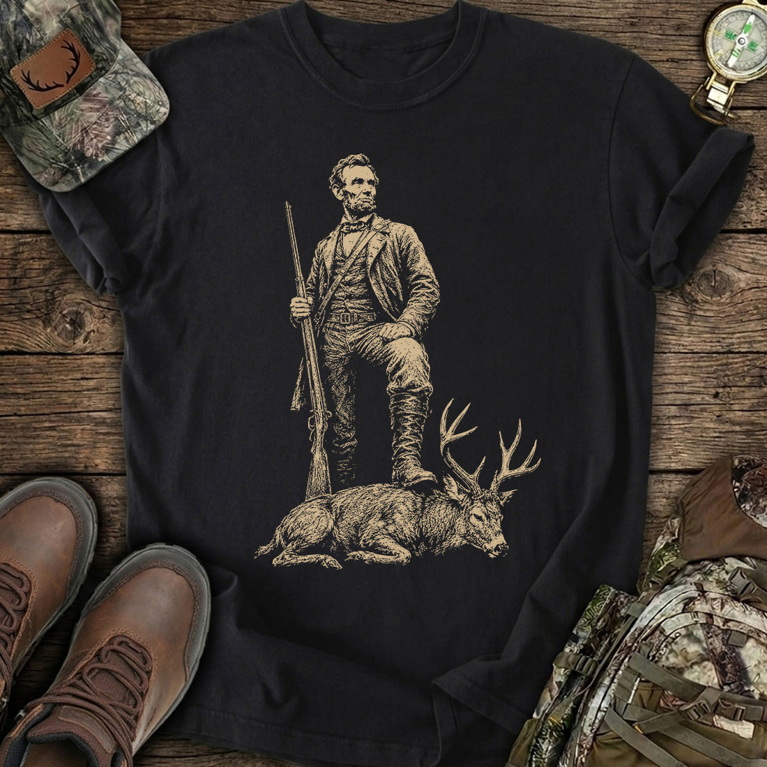 Frontier Buck Hunter T-Shirt product image 2