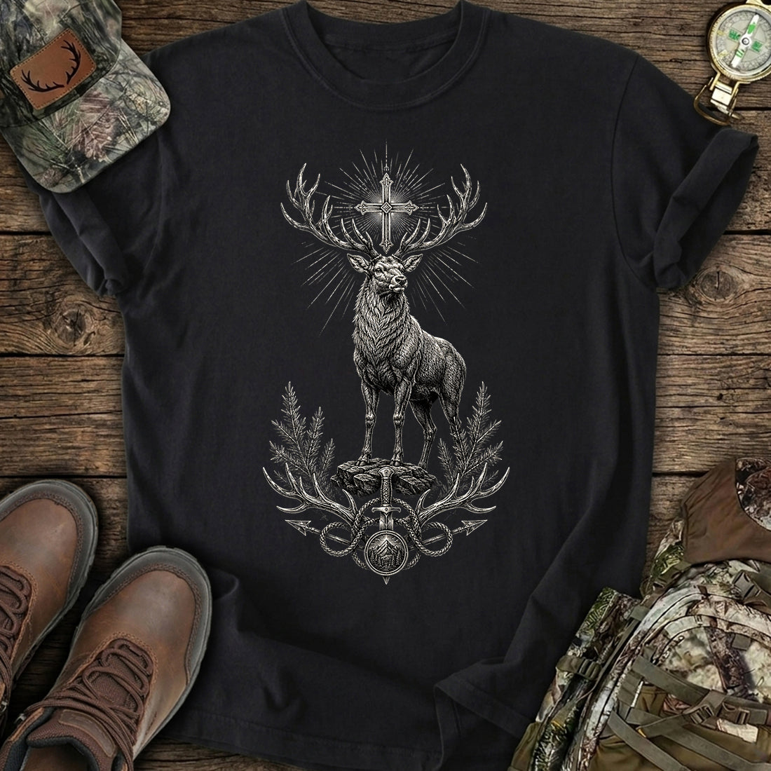 Christian Deer Hunter T-Shirt product image 1