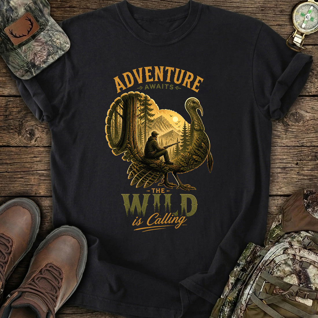 Turkey Hunting Adventure T-Shirt product image 1