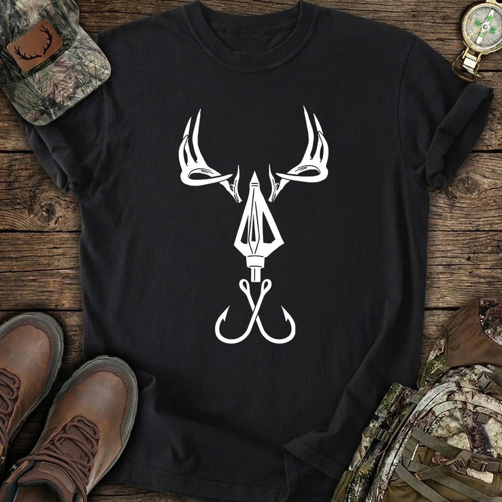 Deer Antler Arrow Hook T-Shirt product image 1