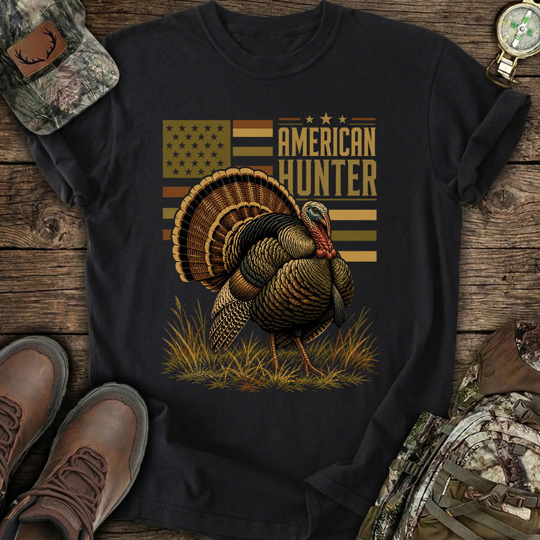 American Turkey Hunter T-Shirt product image 1