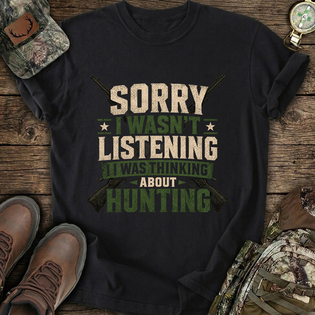 I Was Thinking About Hunting T-Shirt product image 3