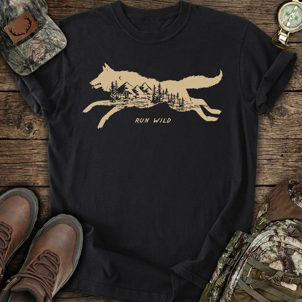 Run Wild Wolf T-Shirt product image 2
