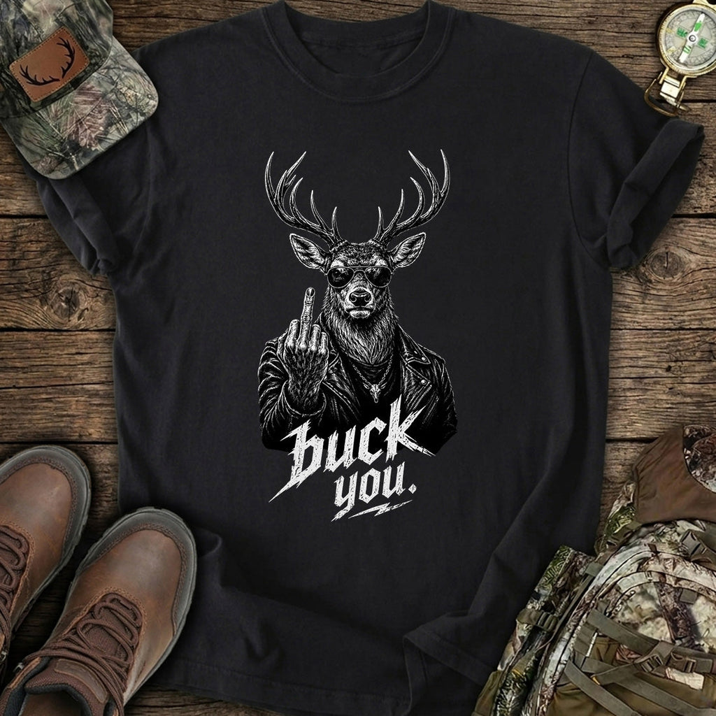 Buck You Deer Funny T-Shirt product image 1