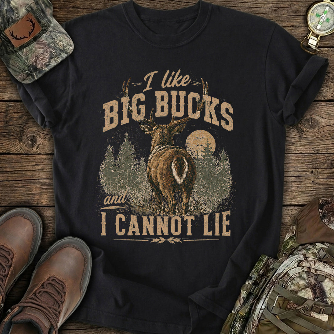 Big Bucks Hunter T-Shirt product image 2