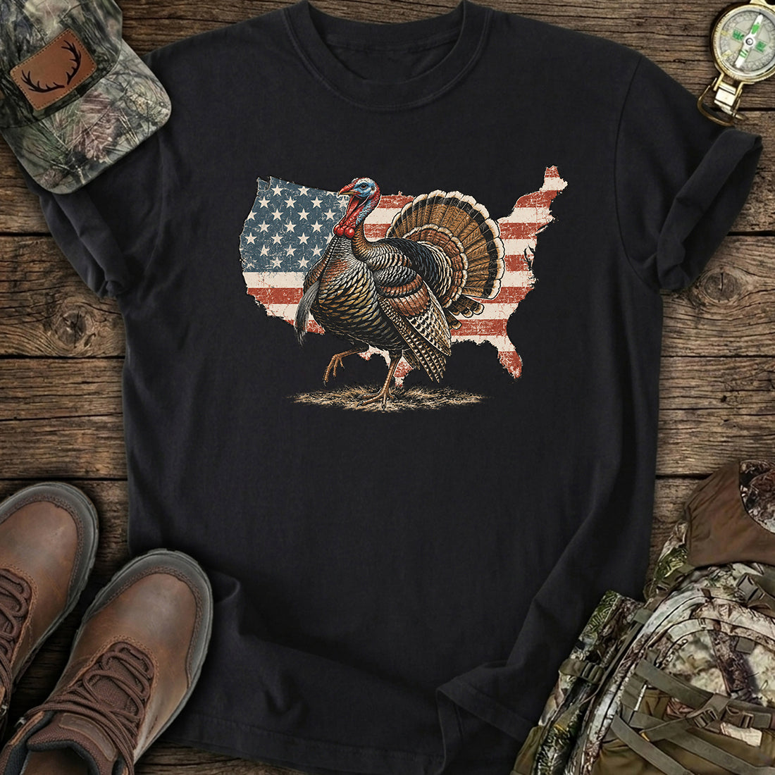 Patriot Turkey Hunt T-Shirt product image 3