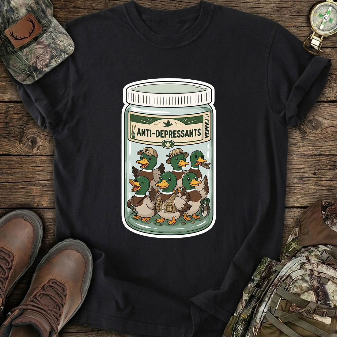 Funny Duck Hunter T-Shirt product image 3