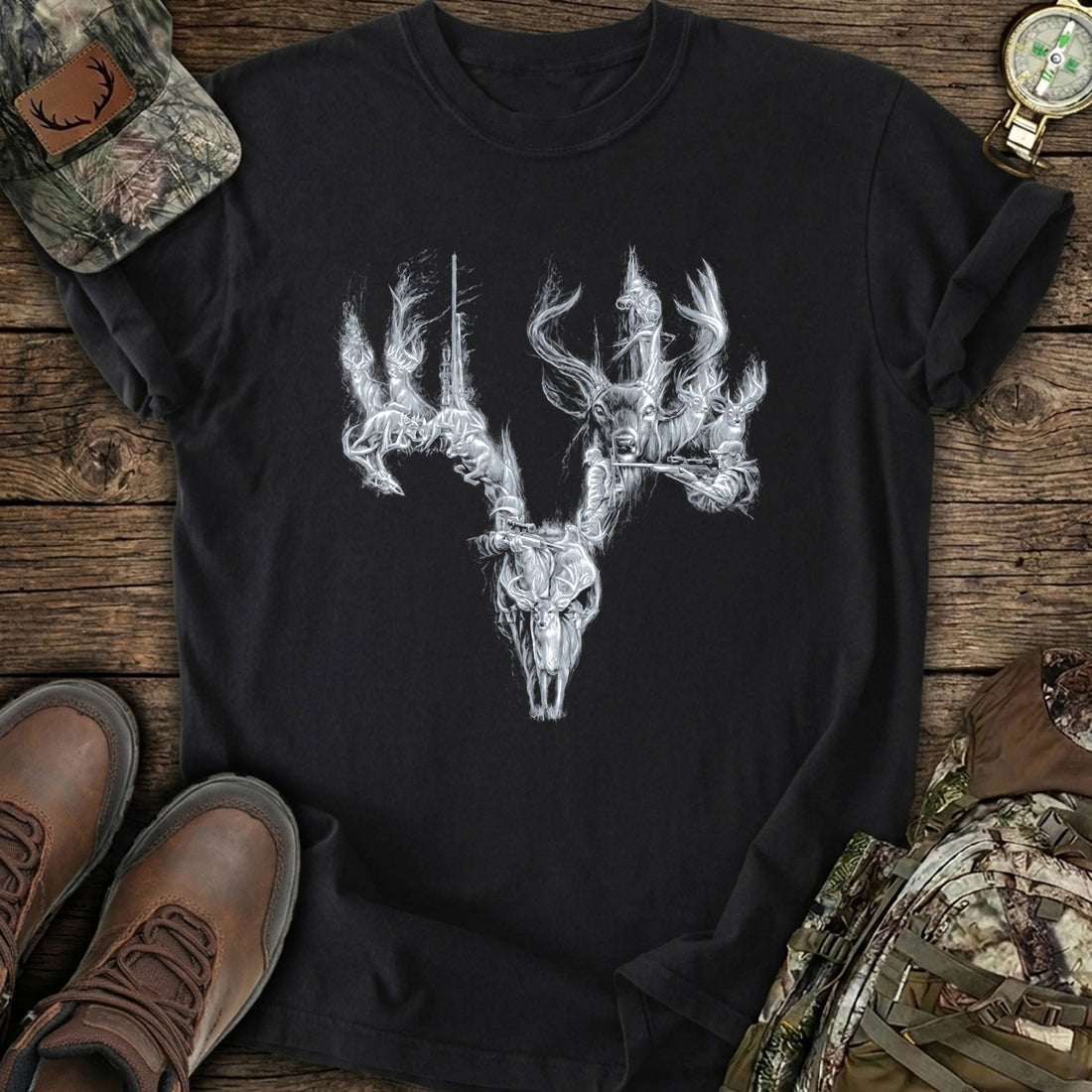 Ghost Buck Hunt T-Shirt product image 1