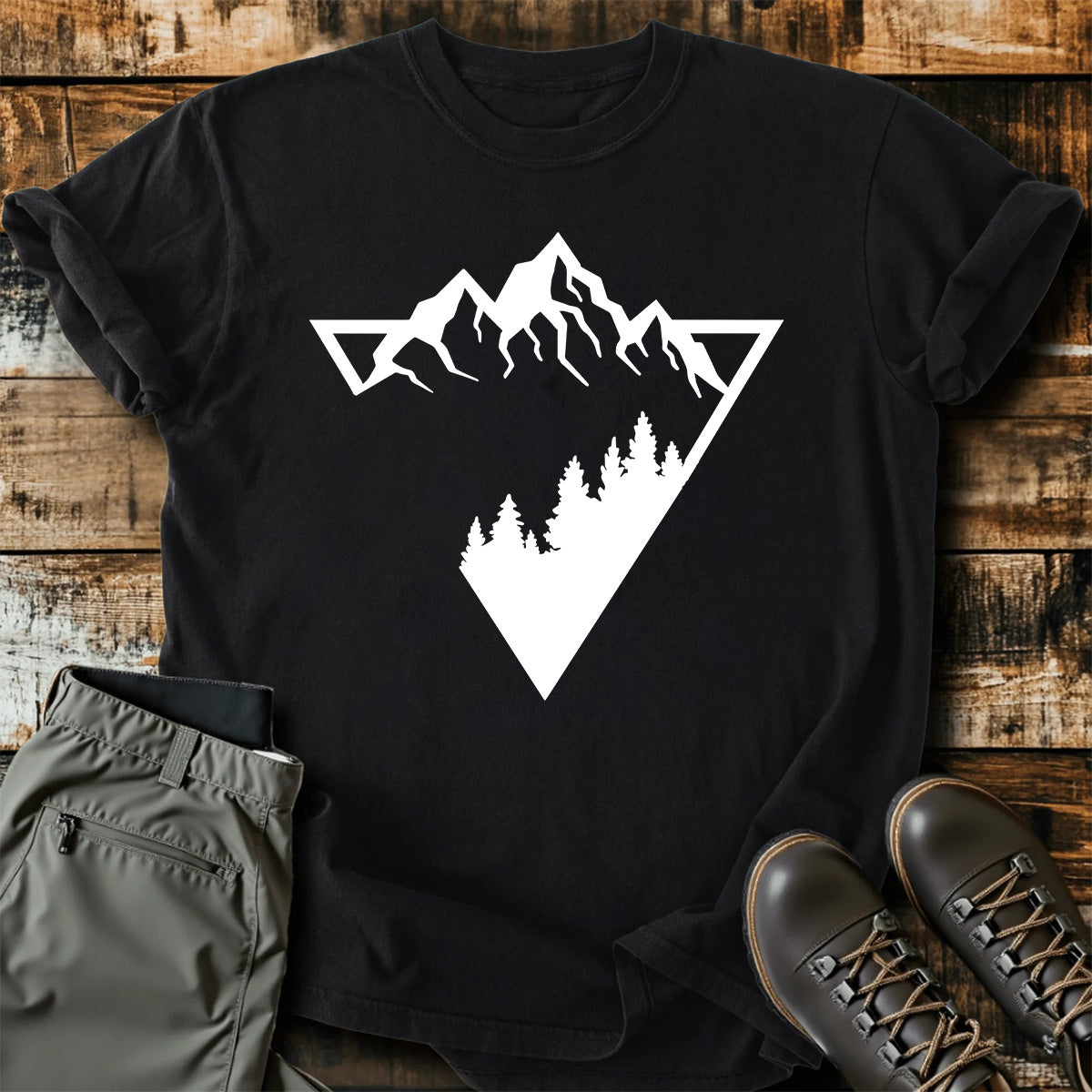 Mountain Forest Graphic T-Shirt product image 1