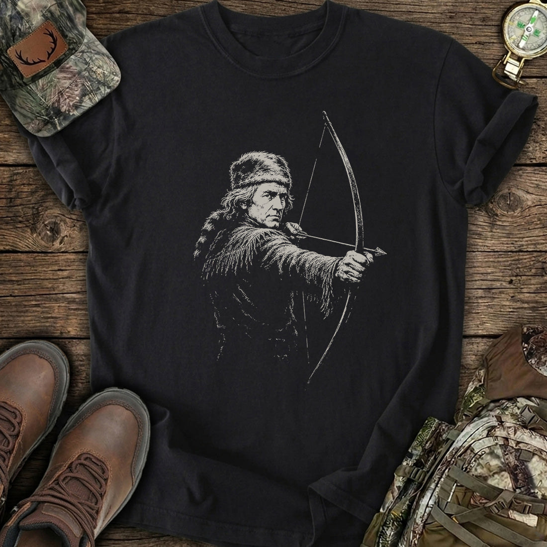 Frontier Arrow Silence Hunt T-Shirt product image 1