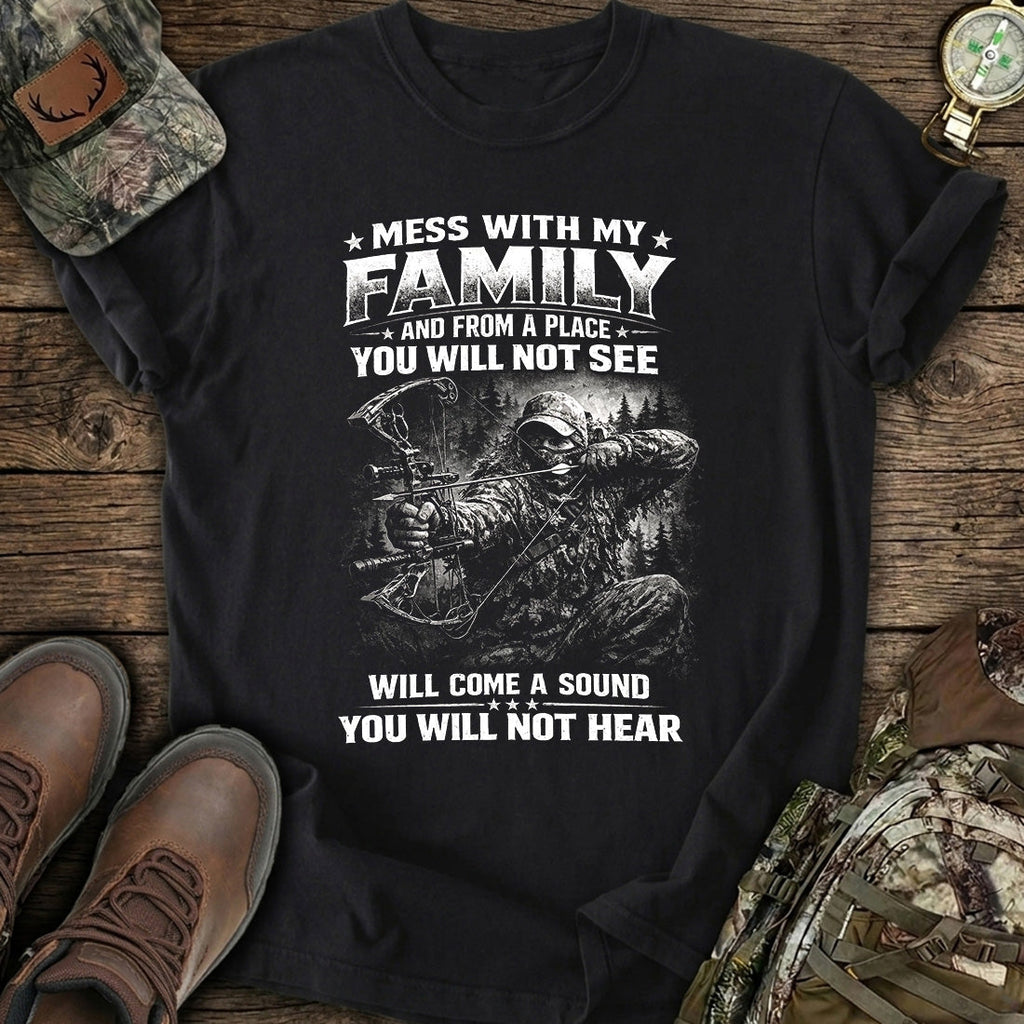 Bow Hunting Family Quote T-Shirt product image 1