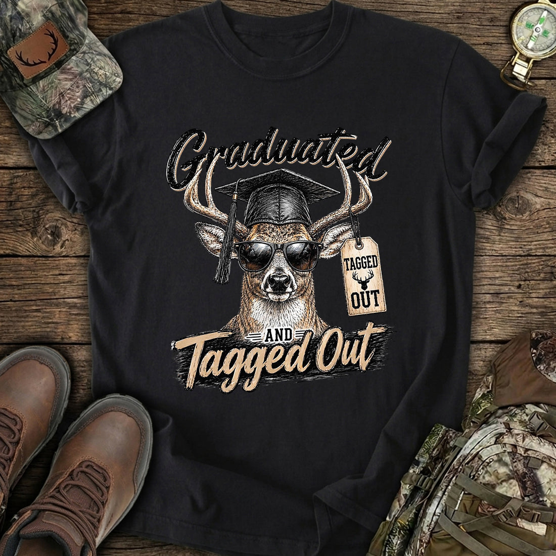 Proudly Tagged Out T-Shirt product image 2