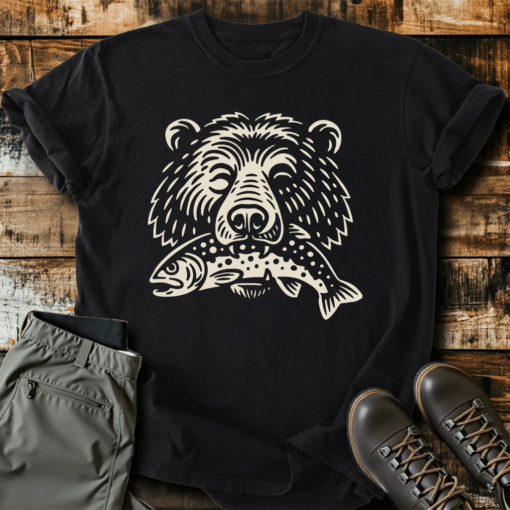 Wild Bear Fishing Outdoor T-Shirt product image 1
