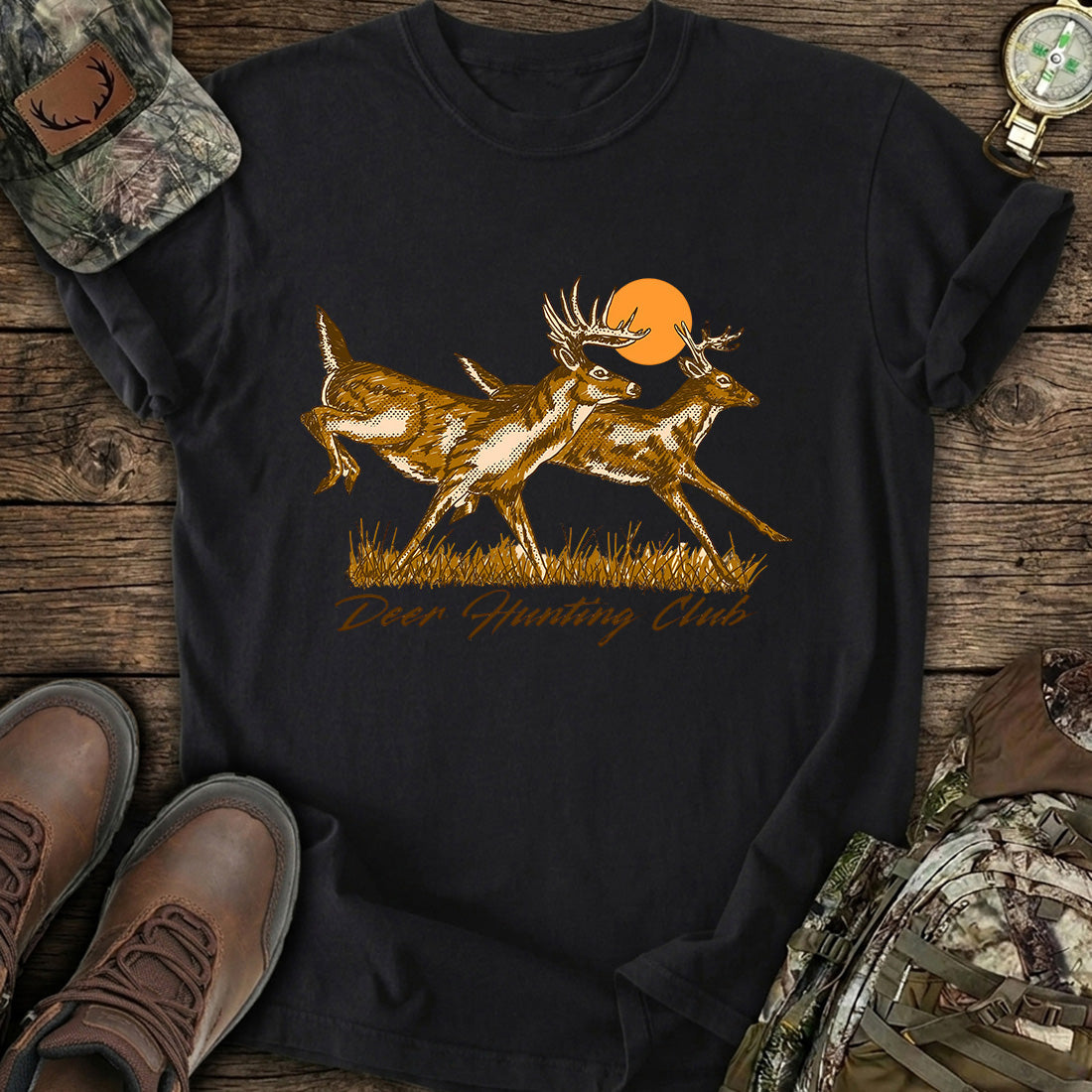 Vintage Deer Hunting T-Shirt product image 4