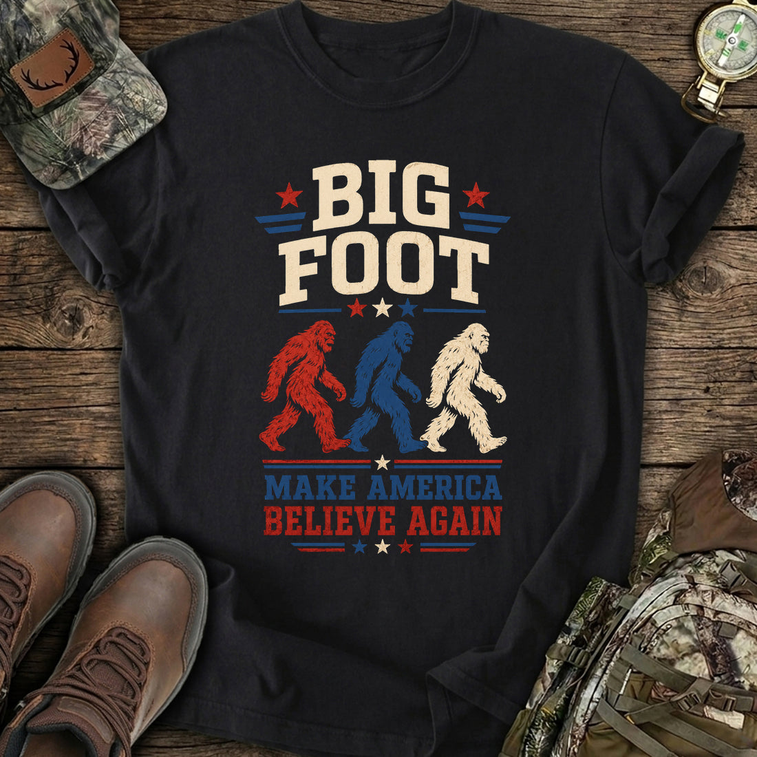 Believe Bigfoot T-Shirt product image 1