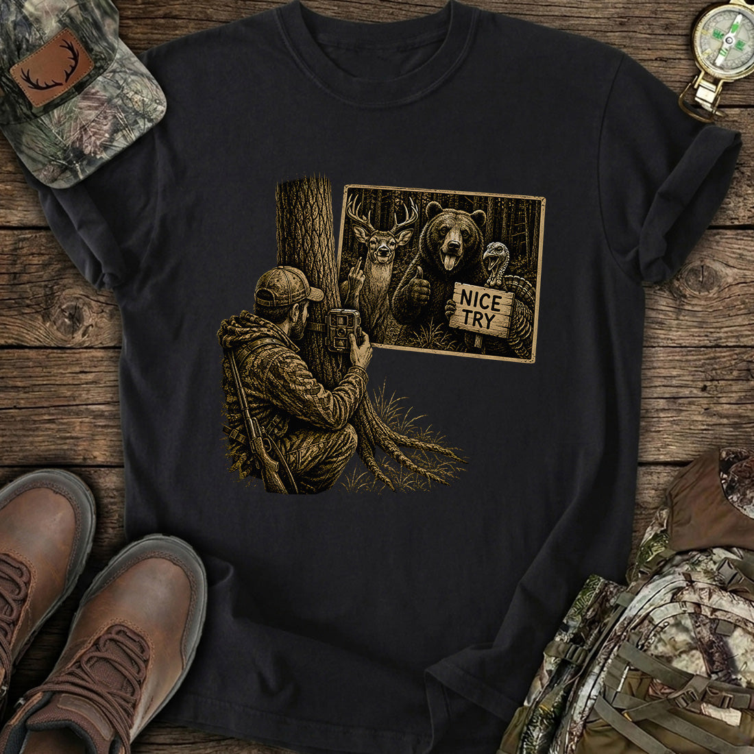 Trailcam Got Played T-Shirt product image 2