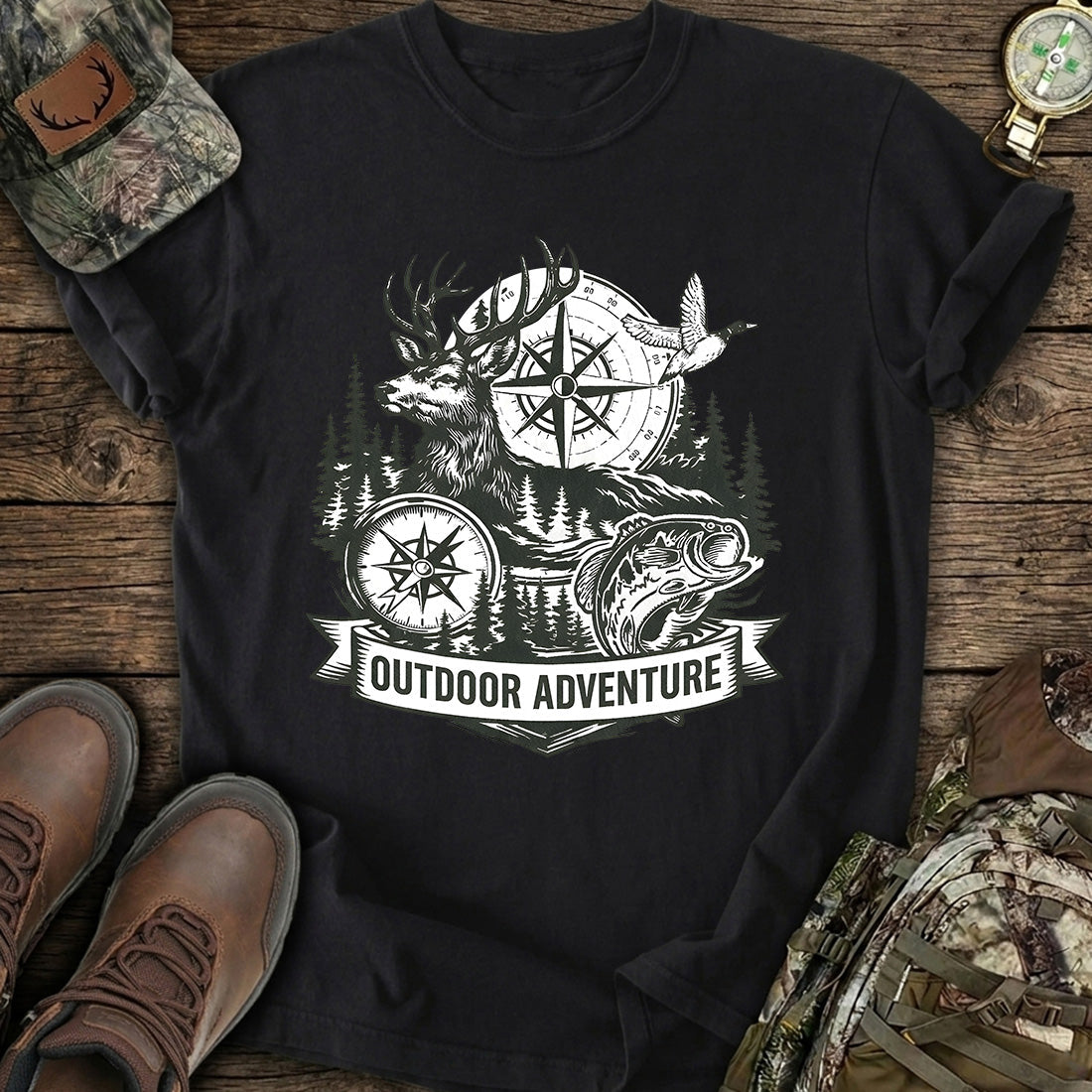 Outdoor Adventure Hunting T-Shirt product image 3