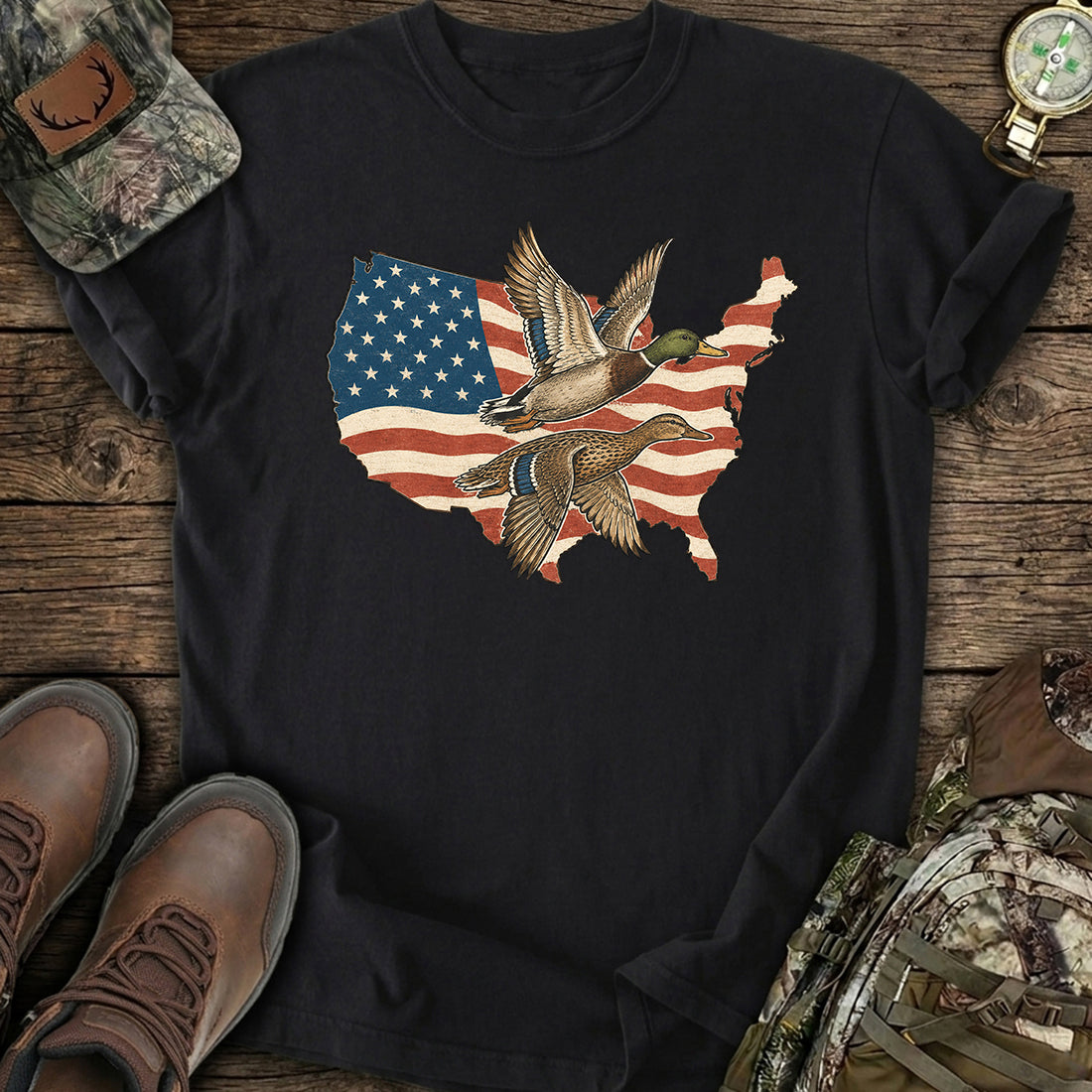 Freedom Duck Flight T-Shirt product image 4