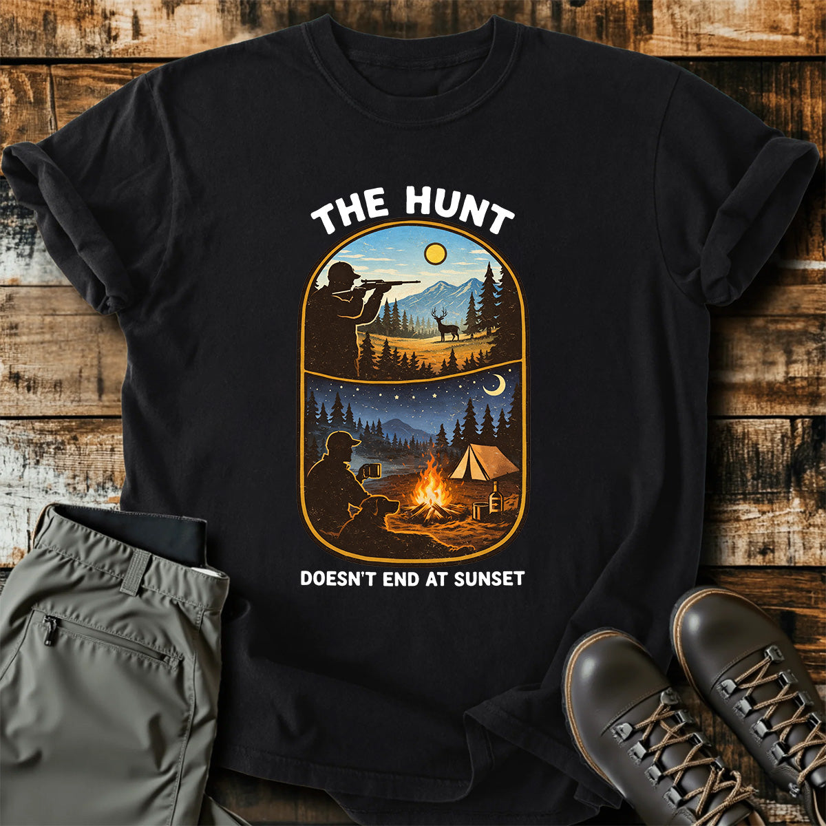 The Hunt Doesn’t End T-Shirt product image 3