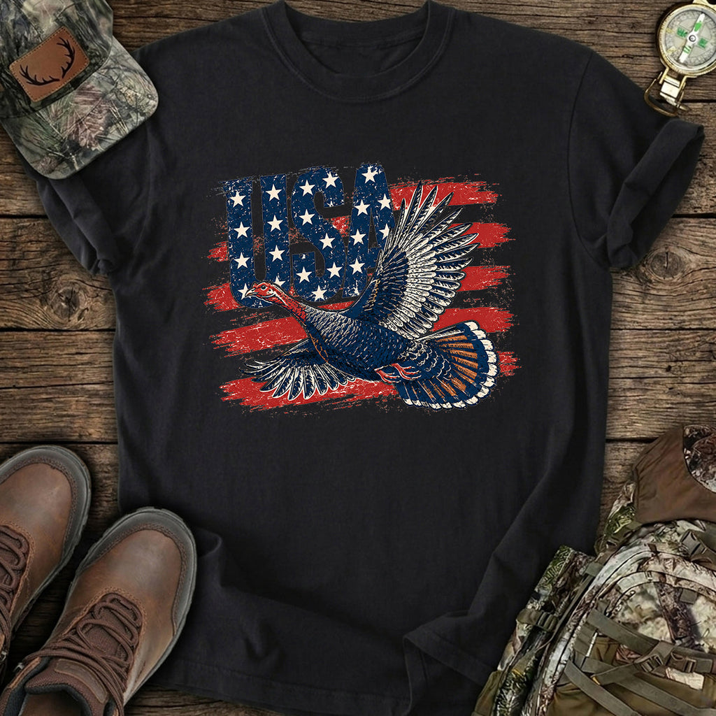USA Turkey Hunting T-Shirt product image 4