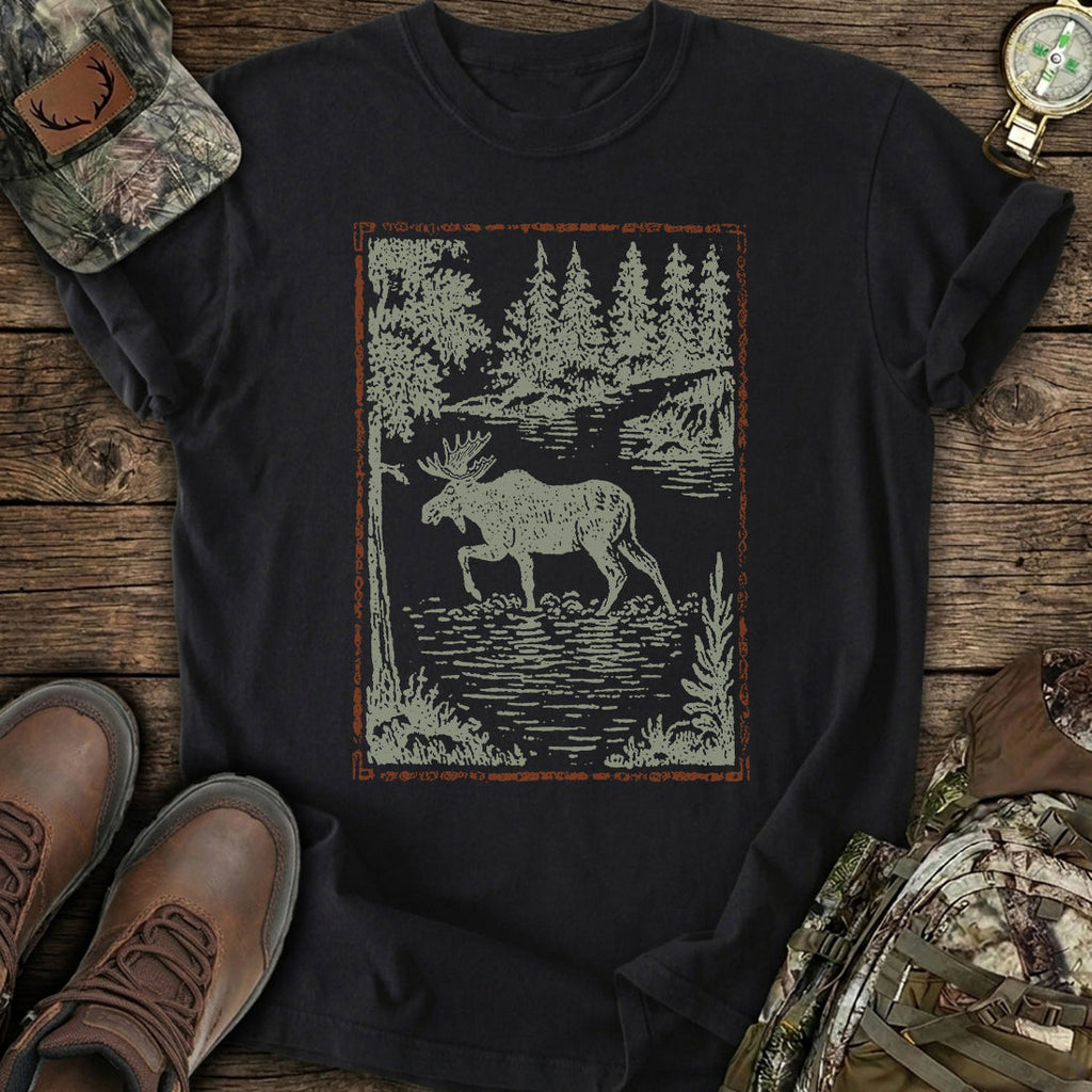 Timber Moose Solitude T-Shirt product image 1