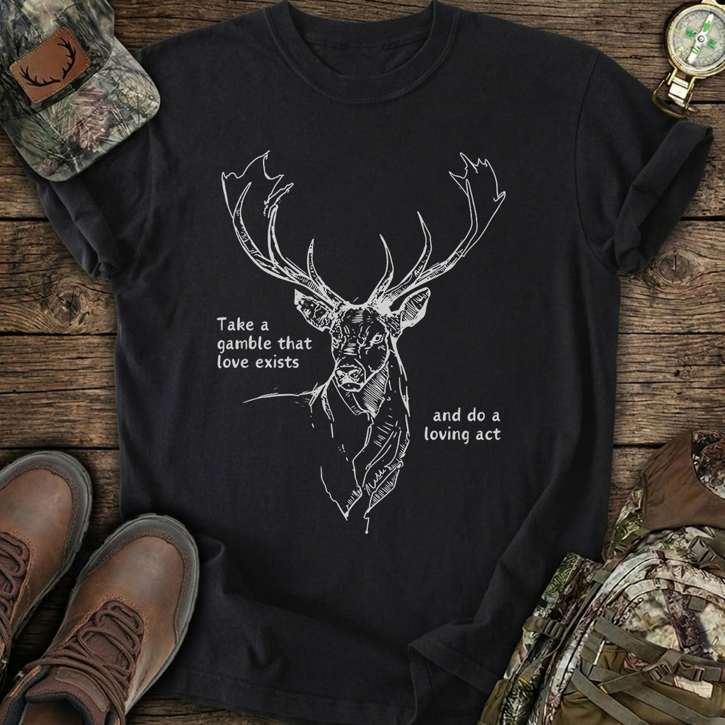 Minimal Deer Love T-Shirt product image 1