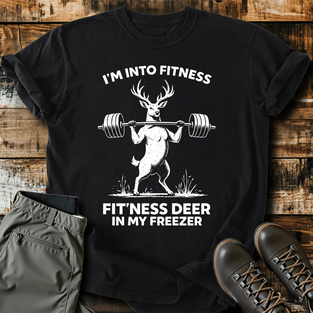 Funny Deer Fitness Joke T-Shirt product image 1