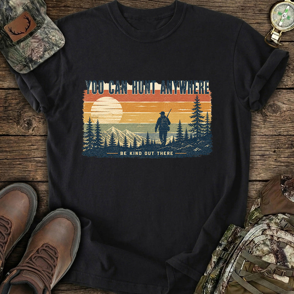 Retro Hunter Sunset T-Shirt product image 1