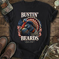 Turkey Hunting Bustin Beards T-Shirt product image 1