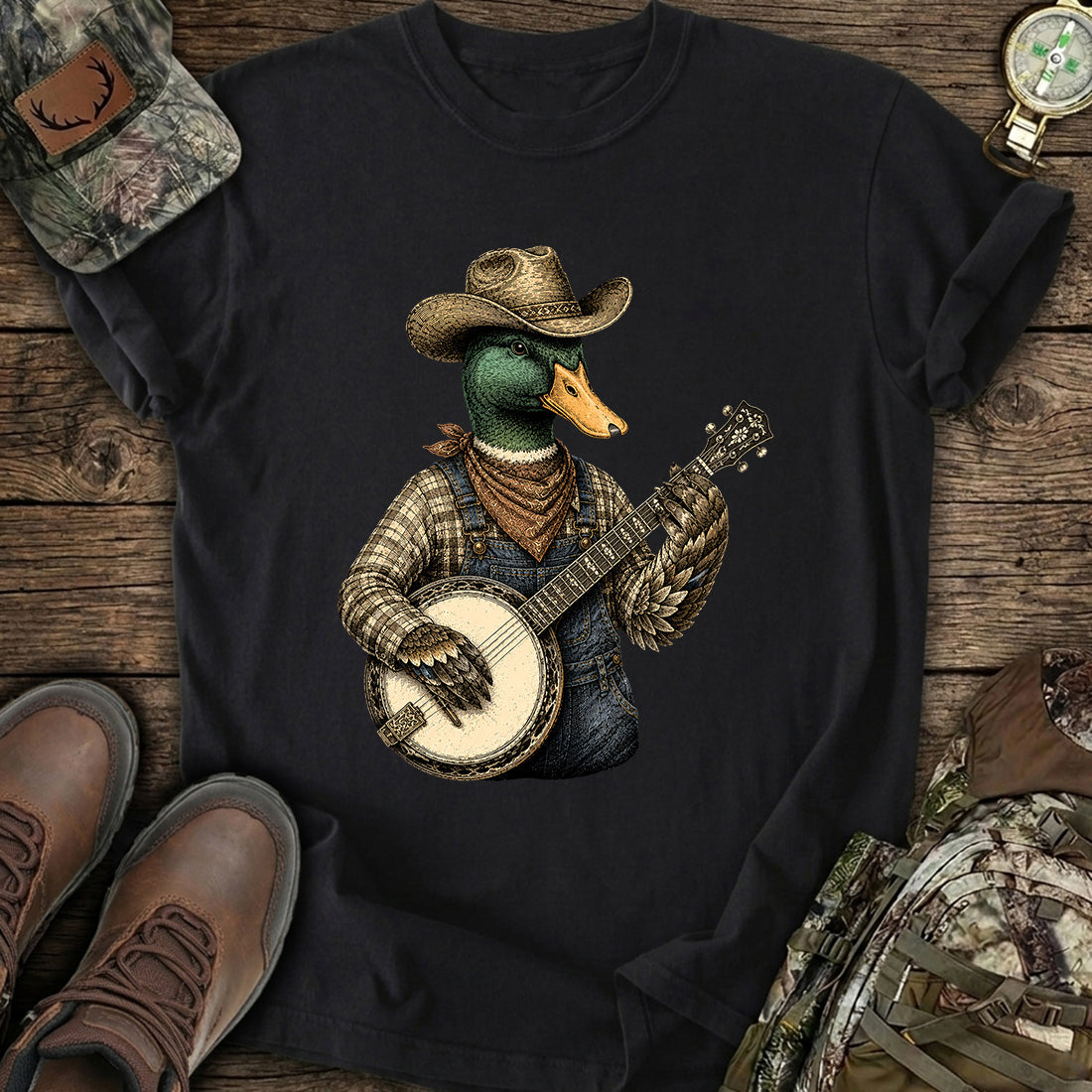 Duck Banjo Music T-Shirt product image 2