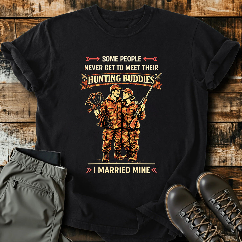Hunting Couple Funny T-Shirt product image 2